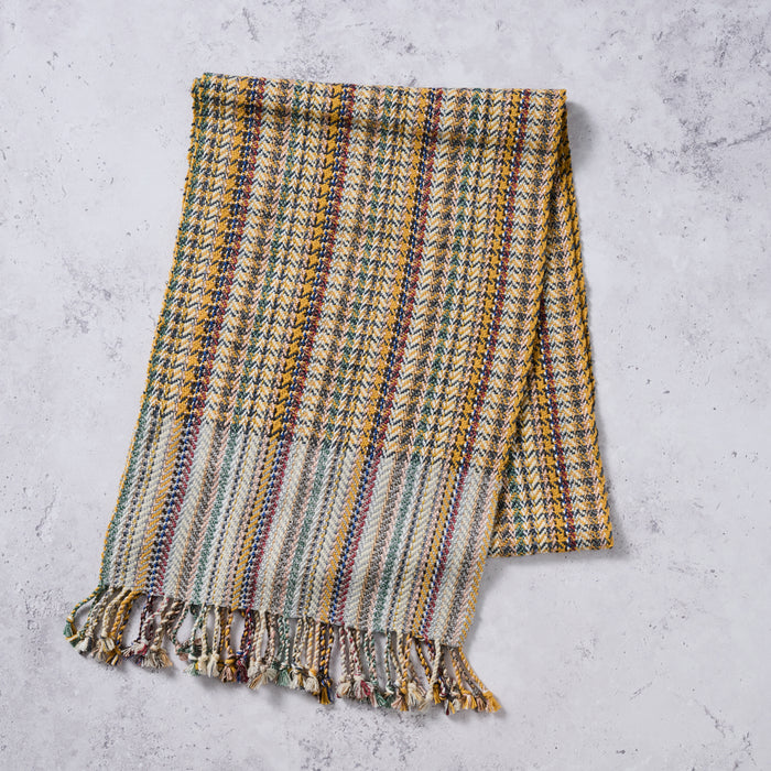 Golden Hour Cotton & Banana Fiber Scarf - Ten Thousand Villages 2