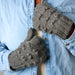 Gray Knobby Wool Gloves - Ten Thousand Villages