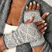 Geometric Alpaca Wool Wrist Warmers - Ten Thousand Villages