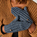 Winter Sky Ribbed Wool Convertible Mittens - Ten Thousand Villages