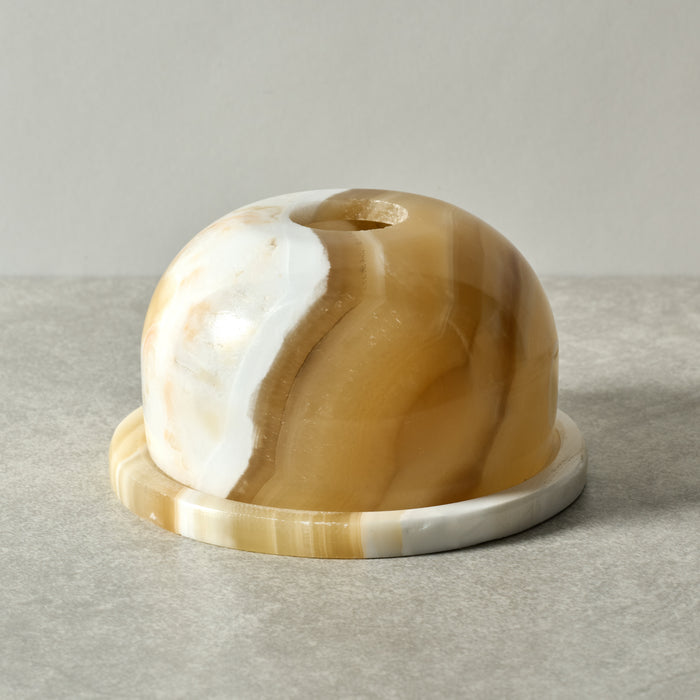 Maadi Alabaster Candleholder 1