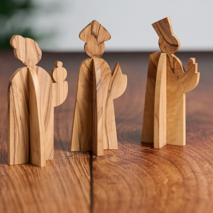 Collapsible Olive Wood Nativity - Ten Thousand Villages 3