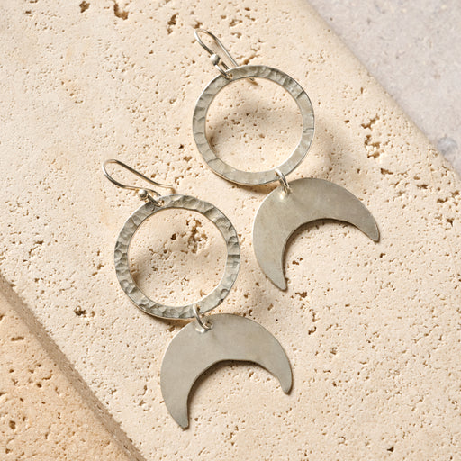 Nuru Moon Drop Earrings - Ten Thousand Villages