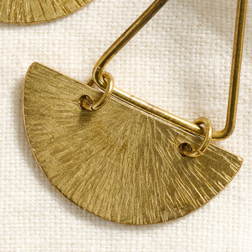 Tana Brass Post Earrings - Ten Thousand Villages