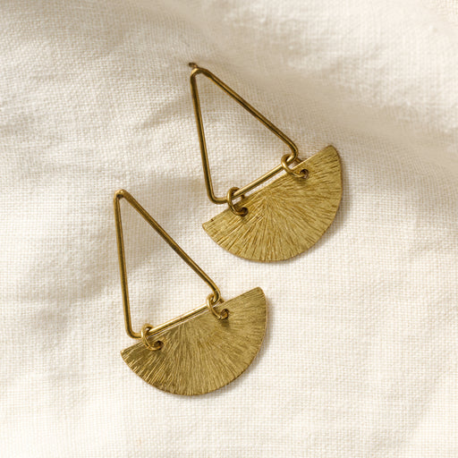 Tana Brass Post Earrings