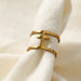 Brass Bombshell Cross Ring - Ten Thousand Villages