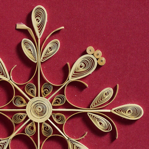 Sweet Snowflake Quilled Card - Ten Thousand Villages