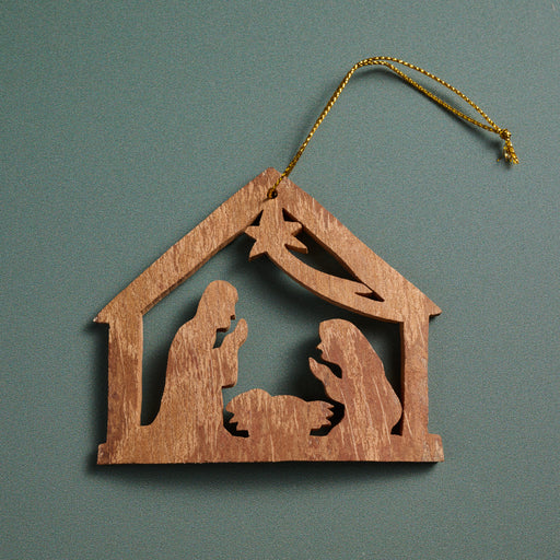 Holy Night Cinnamon Bark Ornament - Ten Thousand Villages