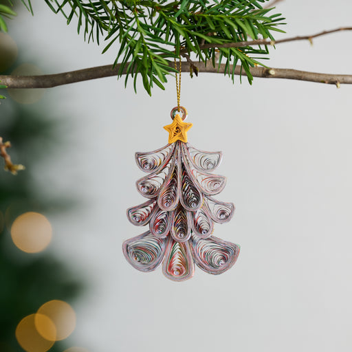 Quilled Fancy Tree Ornament - Ten Thousand Villages