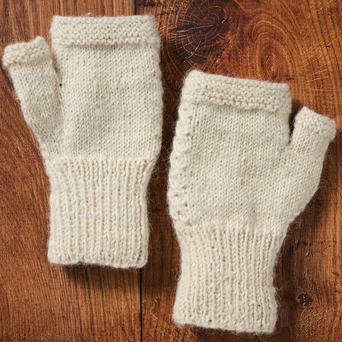 Blissful Flowers Embroidered Wrist Warmers - Ten Thousand Villages 3