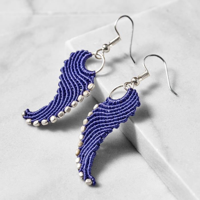 Take Flight Macrame Earrings - Ten Thousand Villages 3