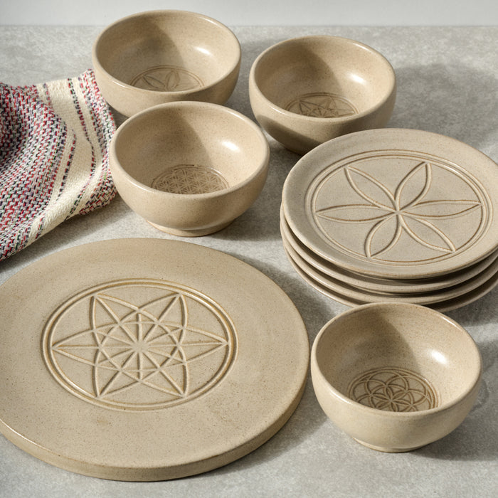 Sacred Geometry Dipping Bowl - Equilibrium of Life - Ten Thousand Villages 5