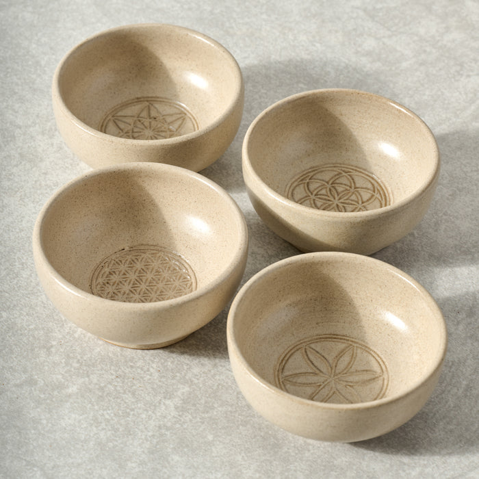 Sacred Geometry Dipping Bowl - Flower of Life - Ten Thousand Villages 4