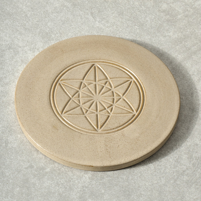 Sacred Geometry Ceramic Trivet - Ten Thousand Villages 2