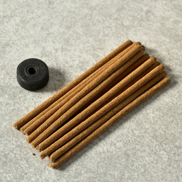 Cedar Incense Sticks & Holder - Set of 15 2