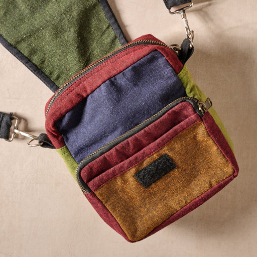 Live Wild Colorblock Crossbody Bag - Ten Thousand Villages