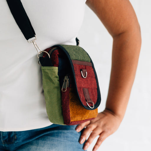 Live Wild Colorblock Crossbody Bag