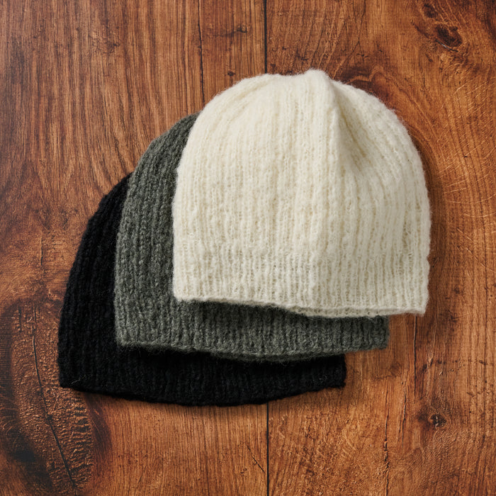 Slate Wool Knit Hat - Ten Thousand Villages 4