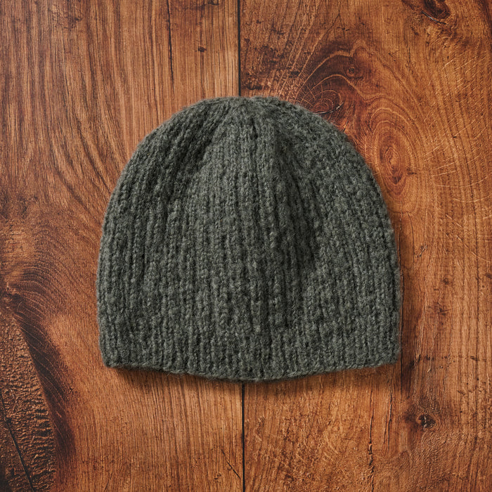 Slate Wool Knit Hat - Ten Thousand Villages 1