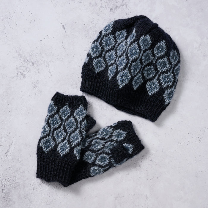 Winter Night Wool Wrist Warmers - Ten Thousand Villages 5