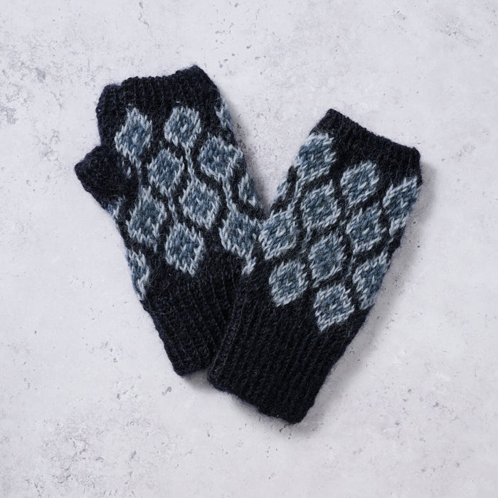 Winter Night Wool Wrist Warmers - Ten Thousand Villages 2