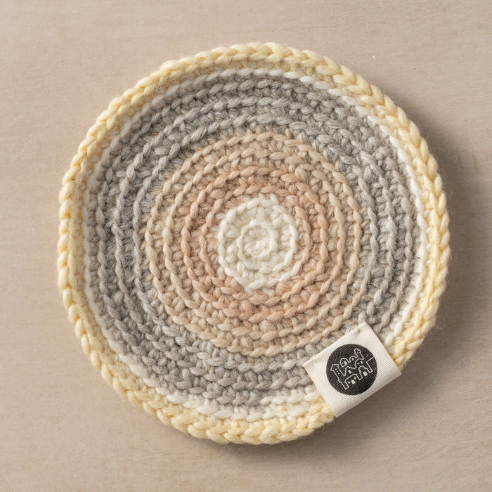 Watercolor Crocheted Teapot Trivet - Ten Thousand Villages 1