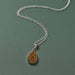 Carved Gourd Teardrop Pendant Necklace - Ten Thousand Villages