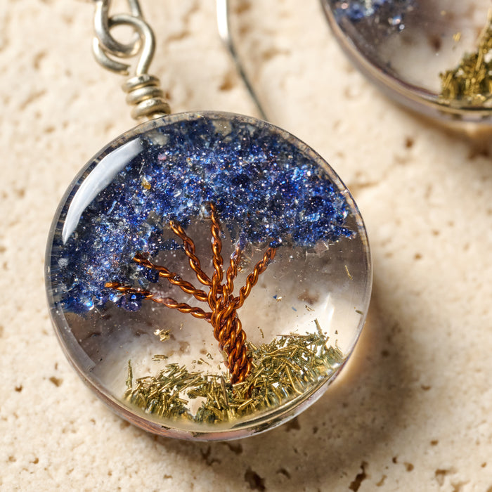 Life Tree Drop Earrings 2