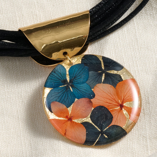 Antonella Flower Petal Layered Pendant Necklace - Ten Thousand Villages