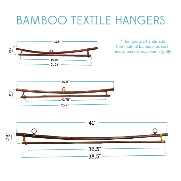 Bamboo Textile Hangers - Ten Thousand Villages 4