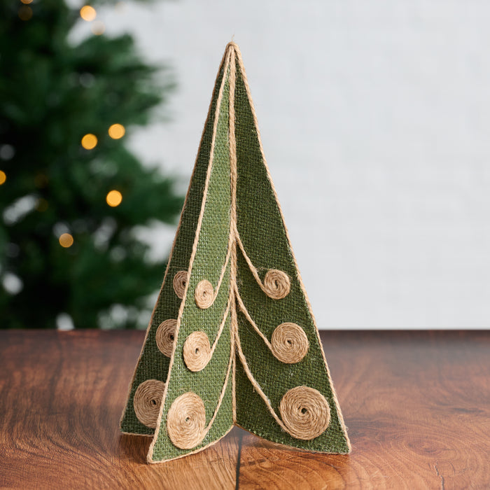 Jolly Jute Tree - 10" - Ten Thousand Villages 1