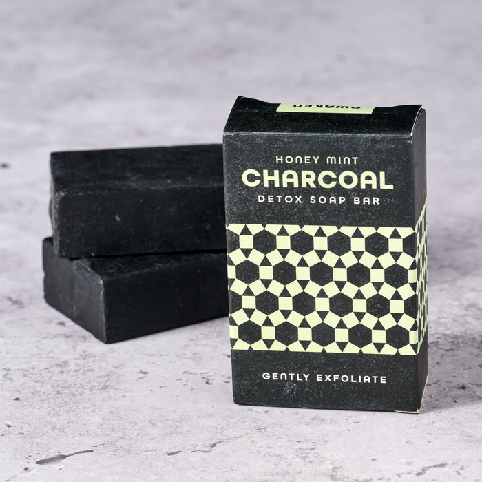 Mint Charcoal Soap - Ten Thousand Villages 3