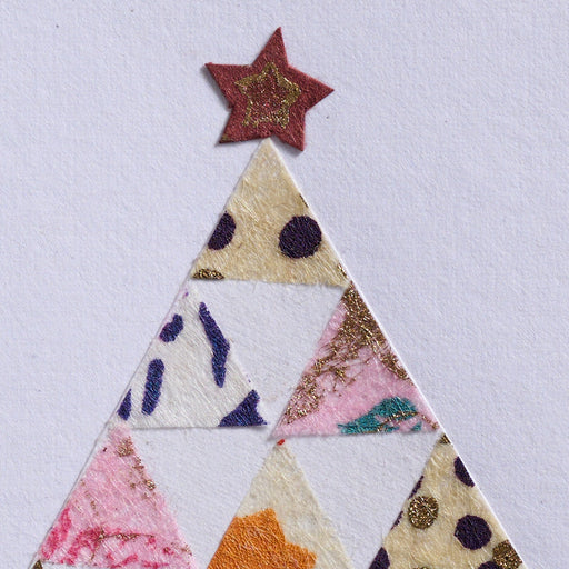 Tree of Triangles Christmas Card - Ten Thousand Villages