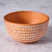 Lattice Lines Terracotta Bowl - Ten Thousand Villages