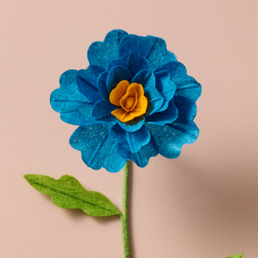 Silk Paper Cosmo Flowers - Blue