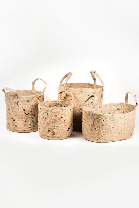 Bright Bits Jute Basket 1