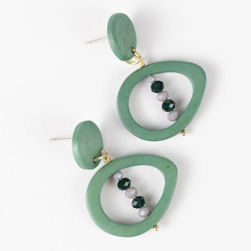 Green Eyes Earrings