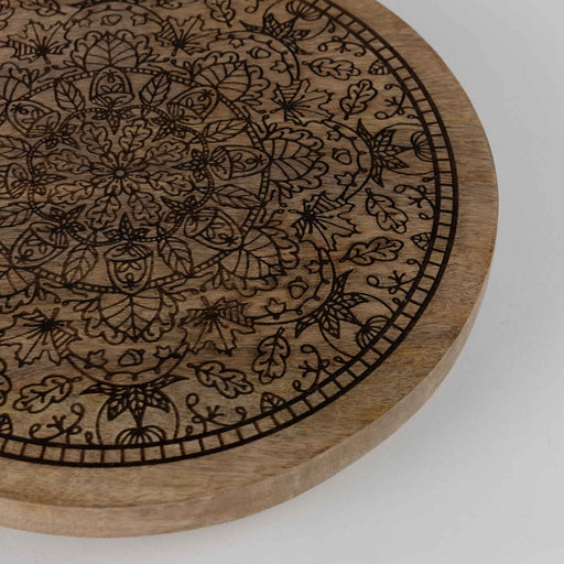 Mandala Wooden Lazy Susan