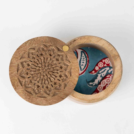 Khazaana Mango Wood Keepsake Box - Default Title (6832750)