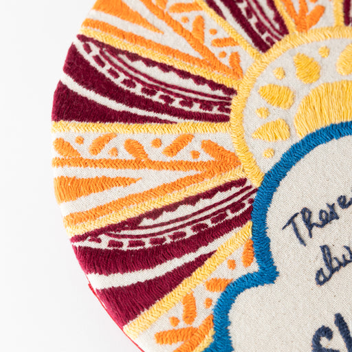 Prerak Sunshine Hand Embroidered Wall Art - Ten Thousand Villages