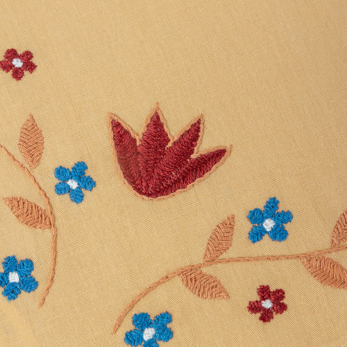 Aamani Floral Embroidered Napkin - Ten Thousand Villages 4