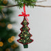 Adorned Christmas Tree Embroidered Ornament thumbnail 1