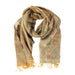 Desert Sand Paisley Wool Scarf - Default Title (6839570)