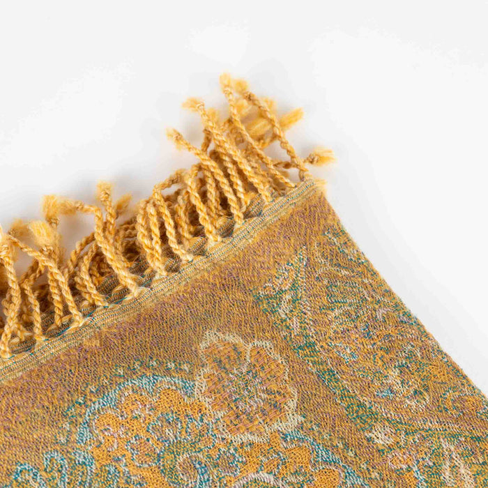 Desert Sand Paisley Wool Scarf - Default Title (6839570) 6