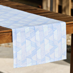 Blue Retro Table Runner