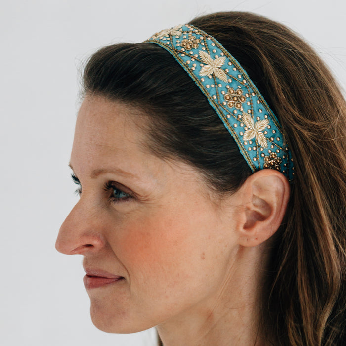 Patti Floral Beaded Headband - Ten Thousand Villages 1