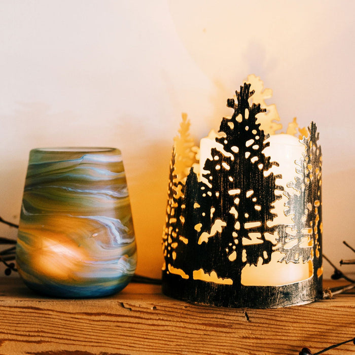 Forest Shimmer Candleholder - Ten Thousand Villages 3