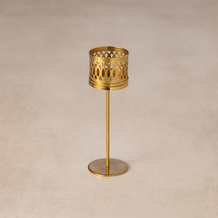 2-in-1 Candleholder - Lattice - Ten Thousand Villages 1