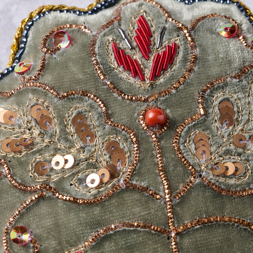 Modern Victorian Embroidered Ornament - Ten Thousand Villages