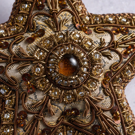 Modern Victorian Intricate Star Beaded Ornament - Ten Thousand Villages